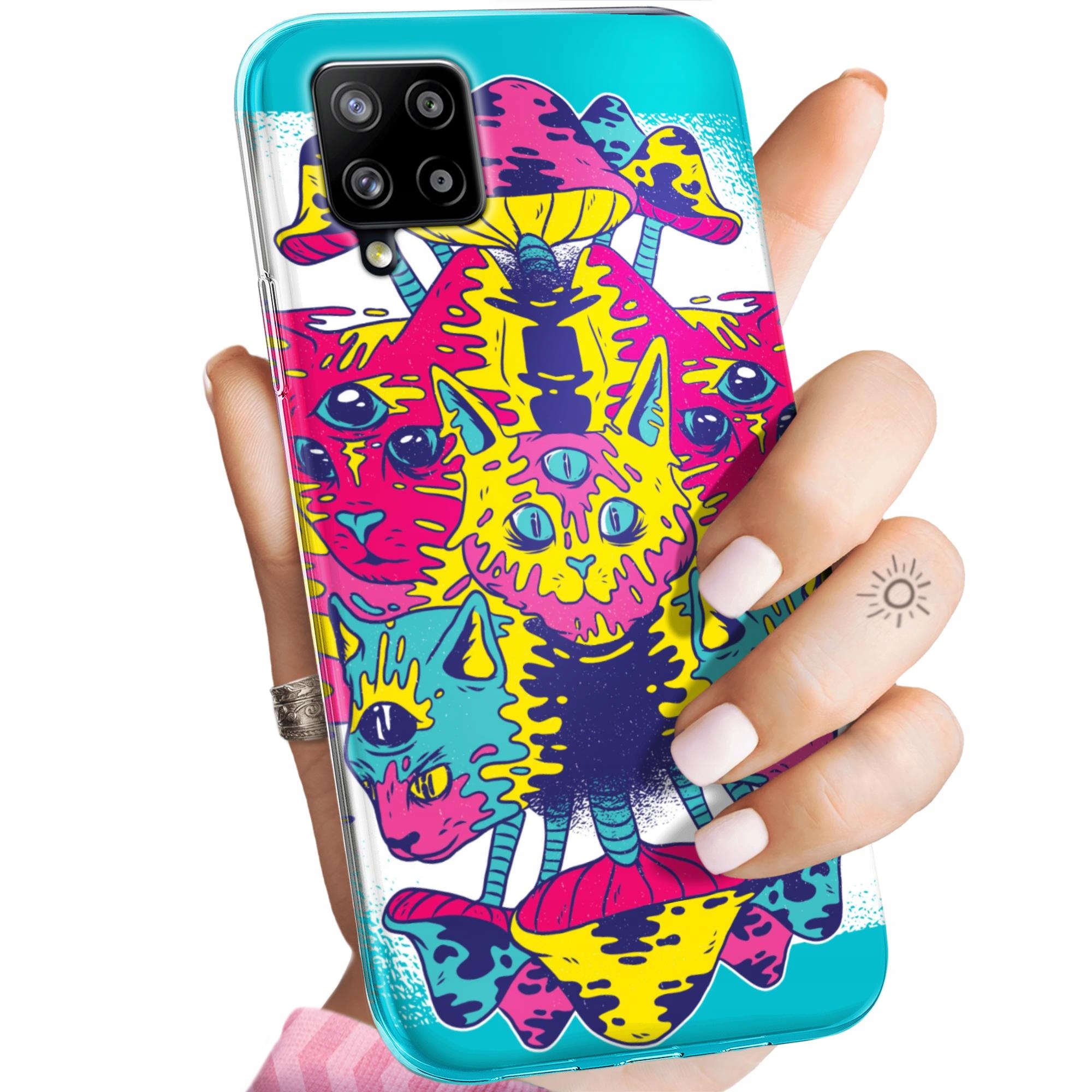 Etui Do Samsung A42 5G Psycho Lsd Psychodelic Grzybki Obudowa Case