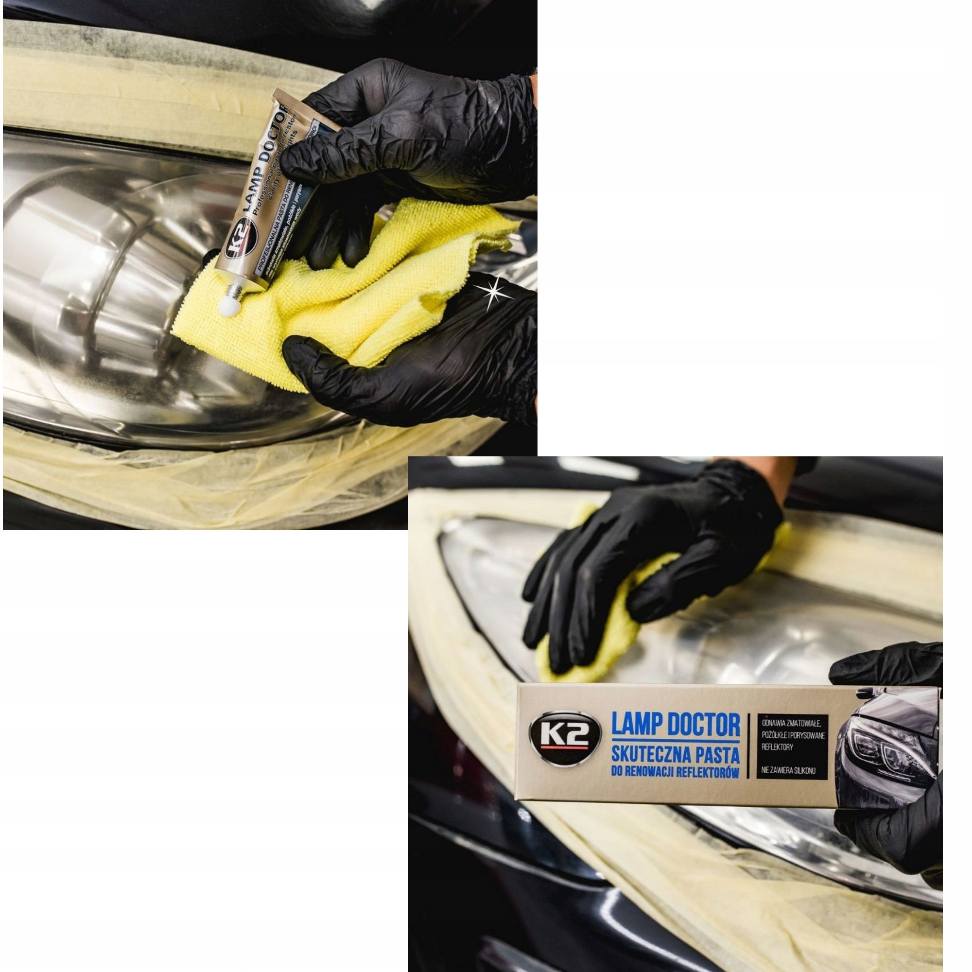 K2 LAMP DOCTOR PASTA DO RENOWACJI POLEROWANIA LAMP Rodzaj polerowanie lamp