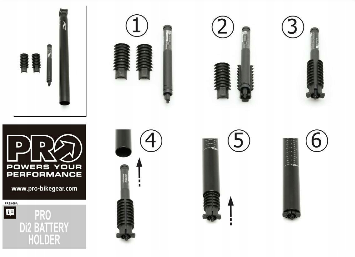 Koszyk PRO baterii Di2 do sztycy do sztycy 27.2 - 28.6mm EAN (GTIN) 8717009353946