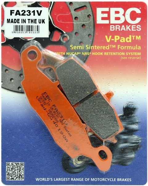 FA231/2V - ЕЦБ ТОРМОЗНЫЕ КОЛОДКИ FA231 / 2V