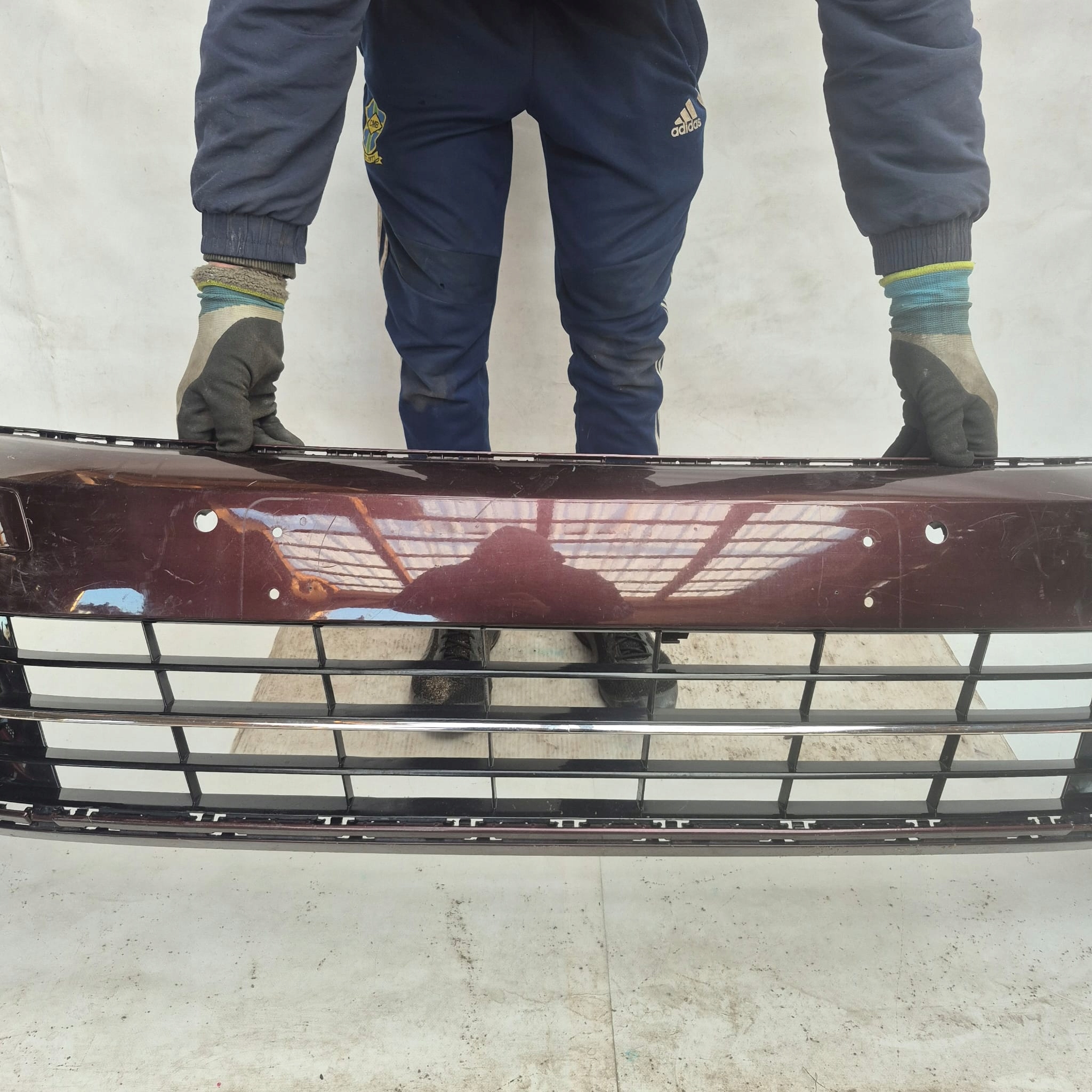 VW PASSAT B8 R-LINE 15- bumper front front SPR 4XPDC 3G0807221D