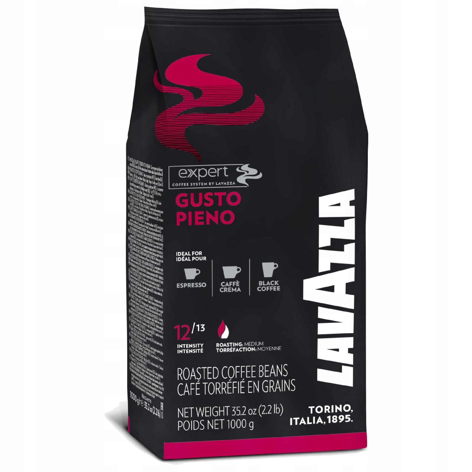 Levně Zrnková káva Lavazza Expert Gusto Pieno 1kg