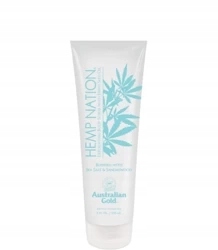 Australian Gold Hemp Nation Sea Salt & Sandalwood tělový peeling 235