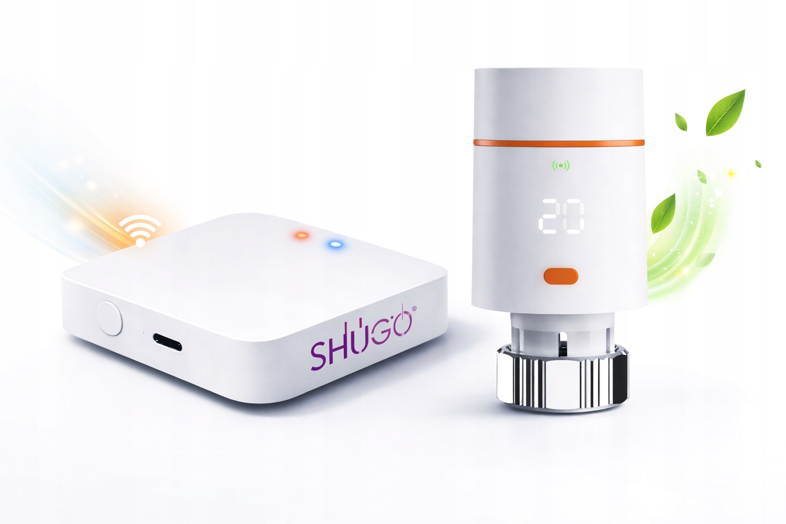 Termostatická hlavica Inteligentná brána Zigbee Smart Tuya Shugo