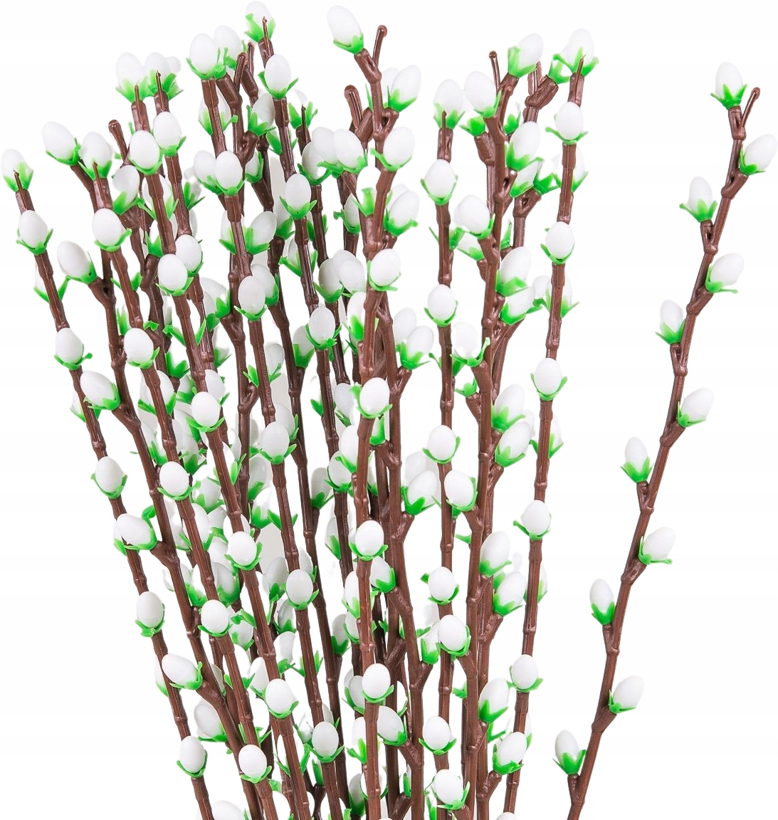 12x BAZIE GAŁĄZKI BAZIA GAŁĄZKA DEKORACYJNA 37cm OZDOBA STROIK WIELKANOC