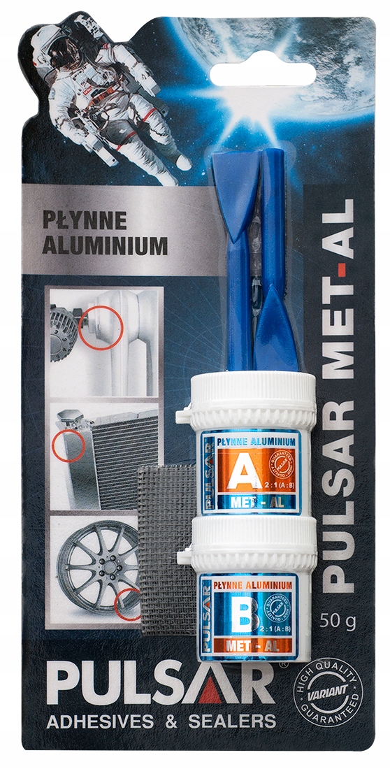 

Pulsar Met-al 50 G Kpl. A+b Płynne Aluminium