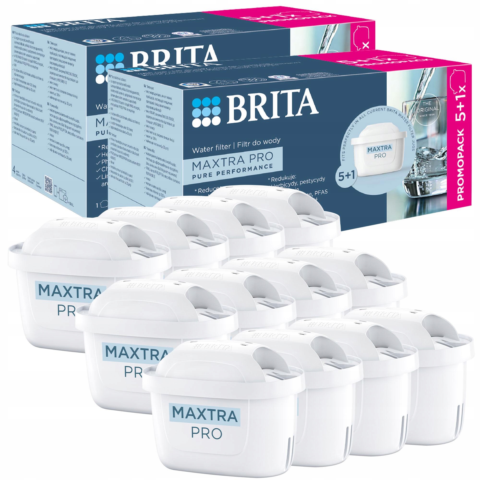 Náplně Brita Maxtra Pro Pure Performance do džbánu Brita Marella 12x