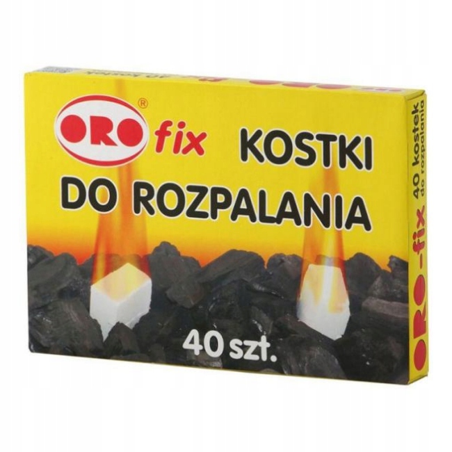 

Rozpałka do grilla podpałka kostka 40 szt. Oro