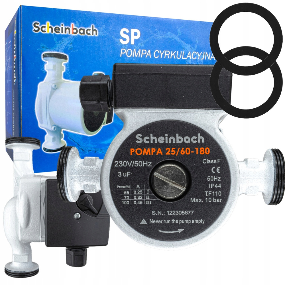 Oběhové čerpadlo Sp 25/6 180 mm cirkulační Co Cwu topení 3 rychlostní stupně