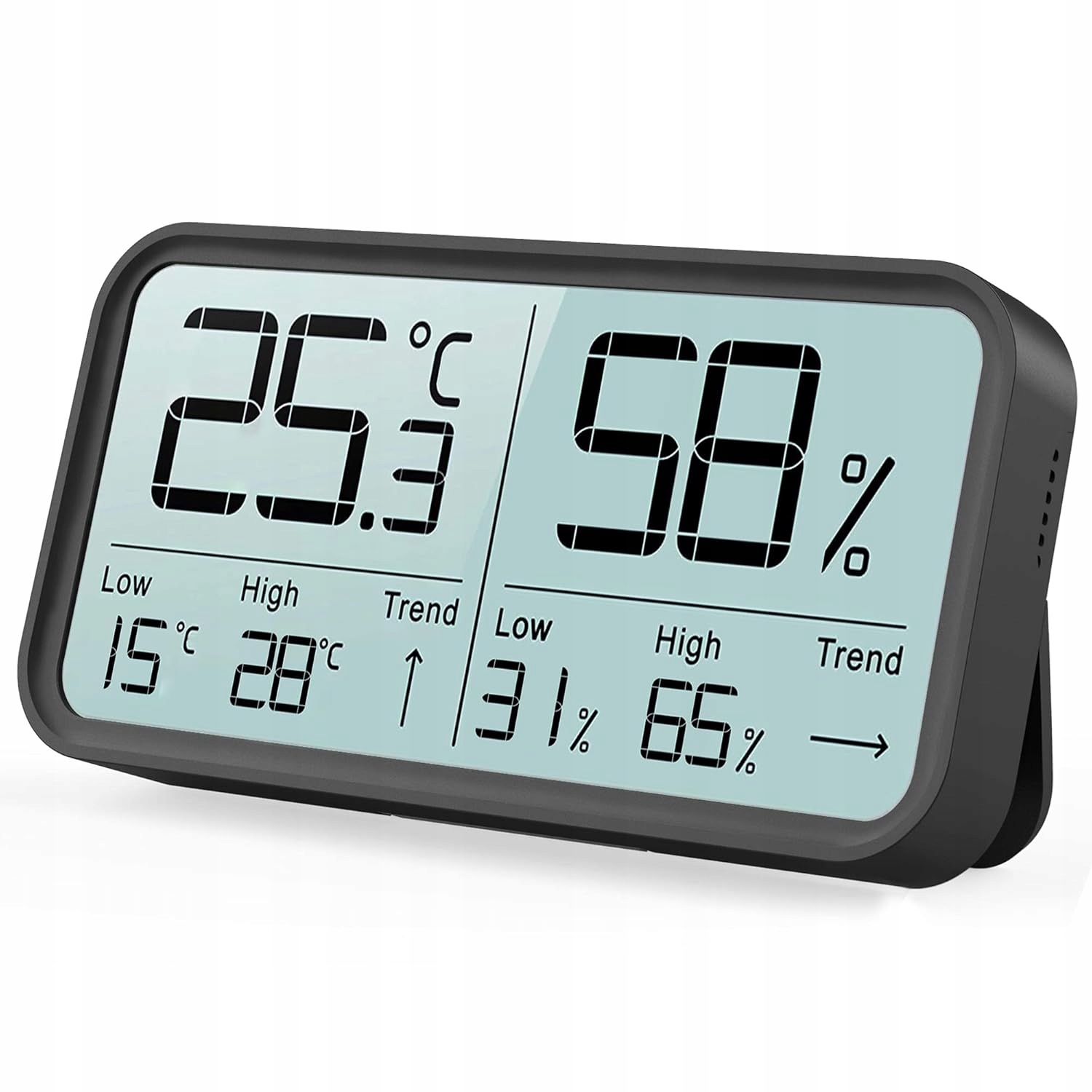 BFOUR Cyfrowy Termometr i Higrometr Monitor Temperatury i Wilgotności