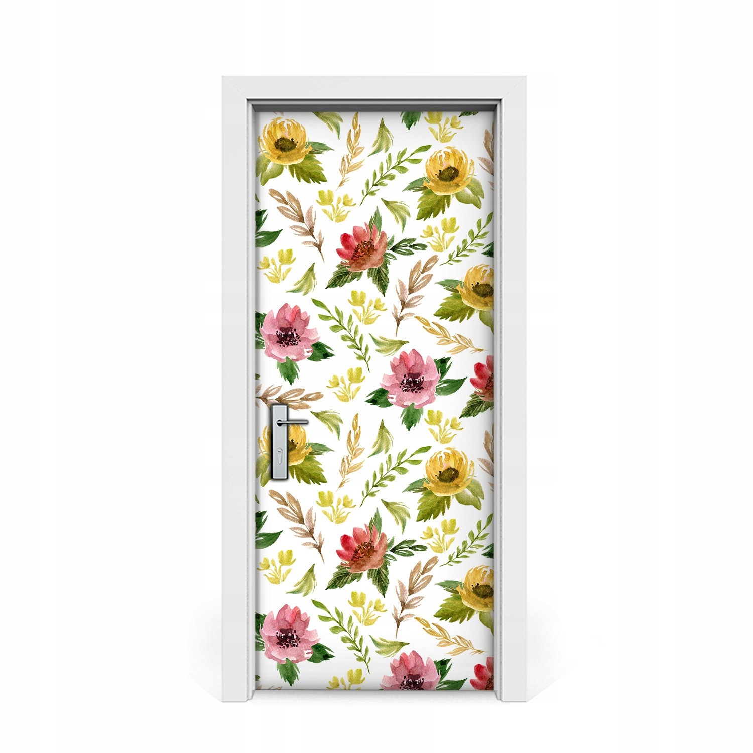 

Naklejka na drzwi Akwarela Pole Kwiaty 85x205