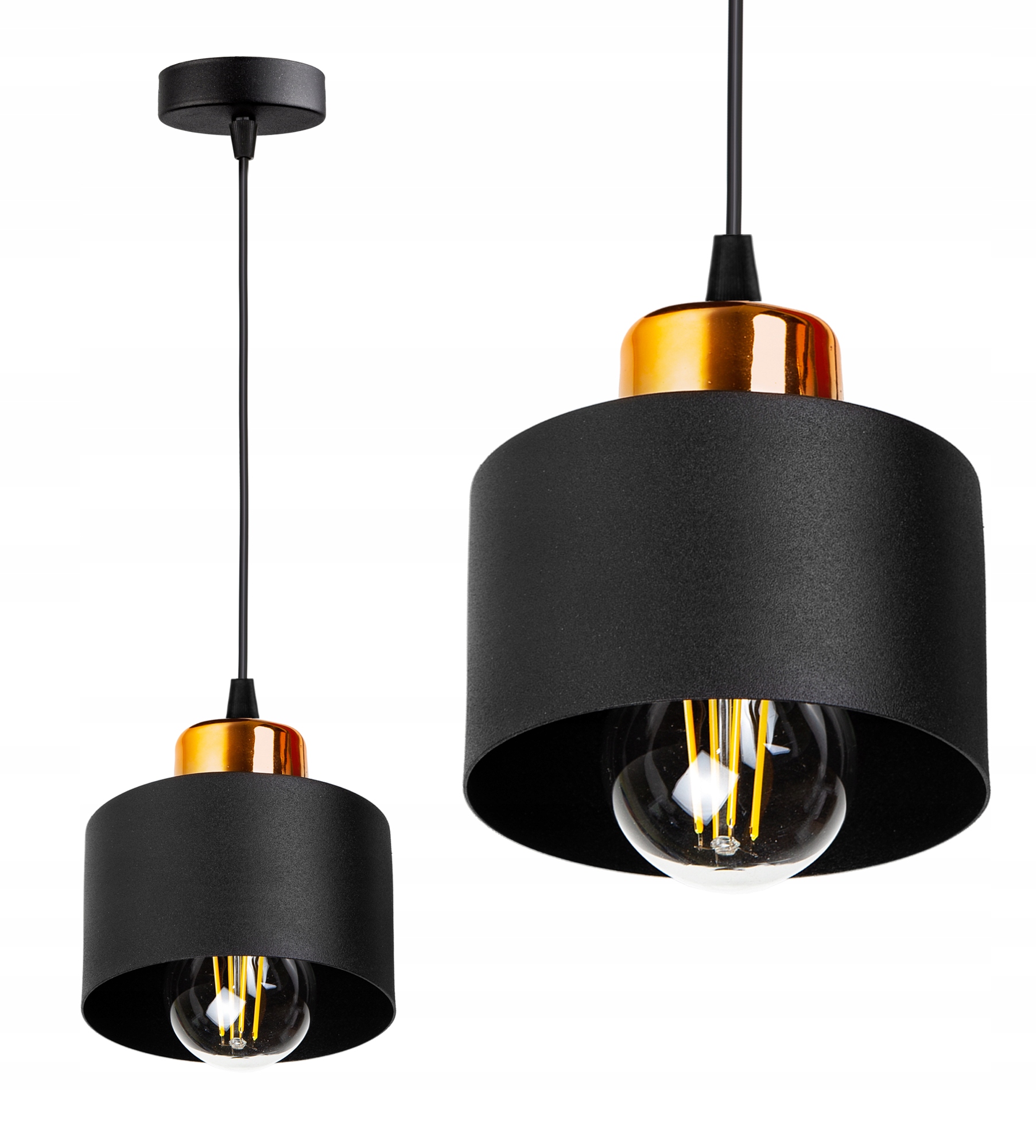 

Lampa Sufitowa Plafon Żyrandol Loft Edison Led