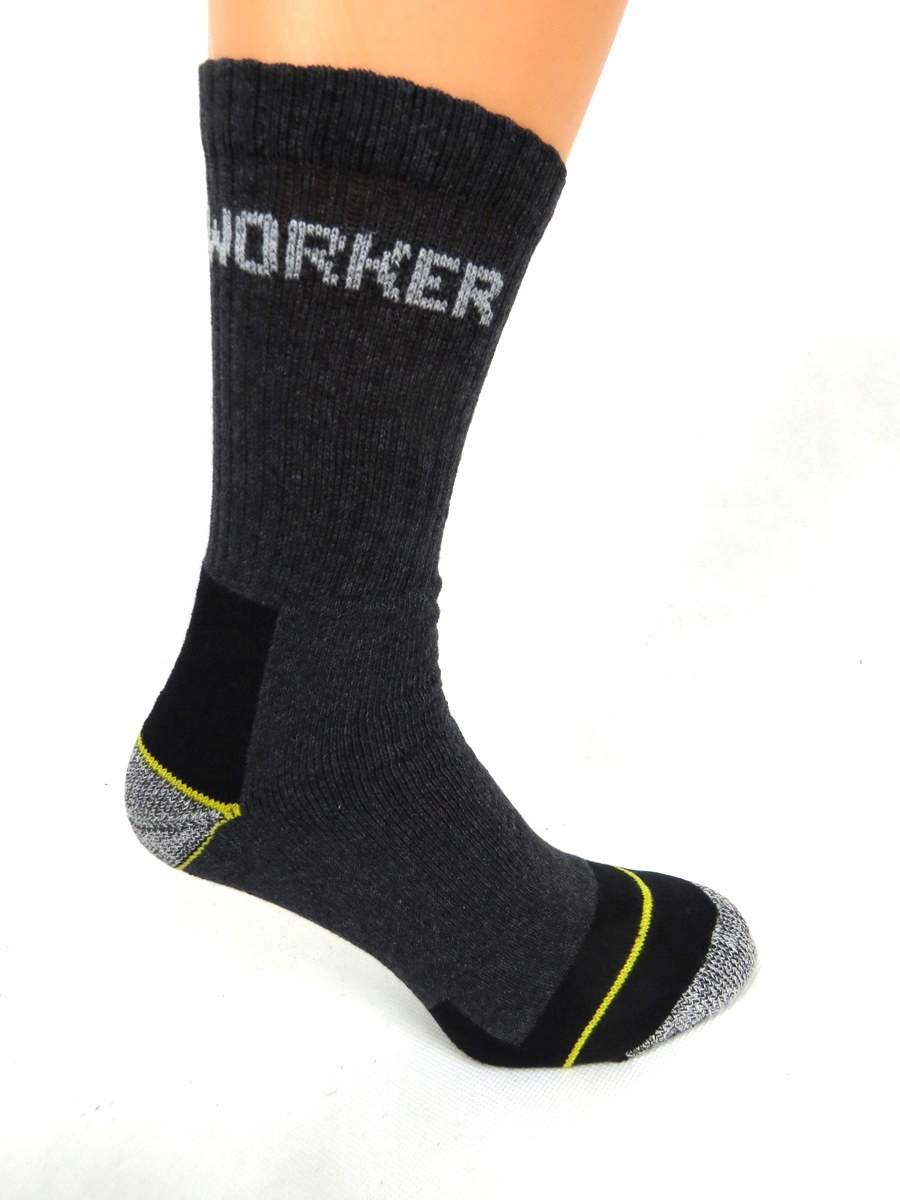 MORAJ Skarpety Robocze MĘSKIE MIX KOLOR SKARPETKI WORK 12-PAR Polskie 39-42 Rozmiar 39-42