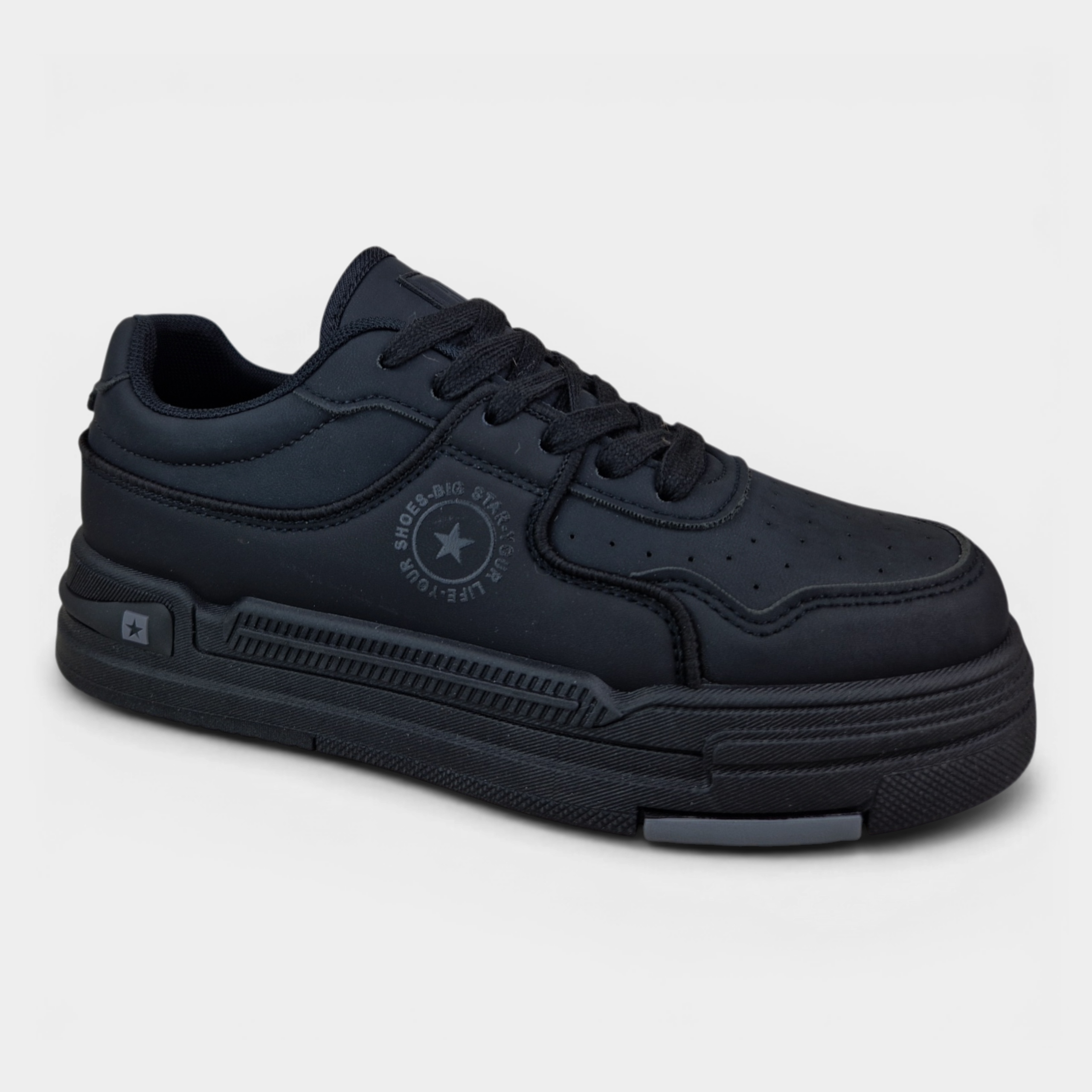 Sneakersy Damskie Buty Sportowe Big Star Czarne Lekkie Trampki RR274A311 36