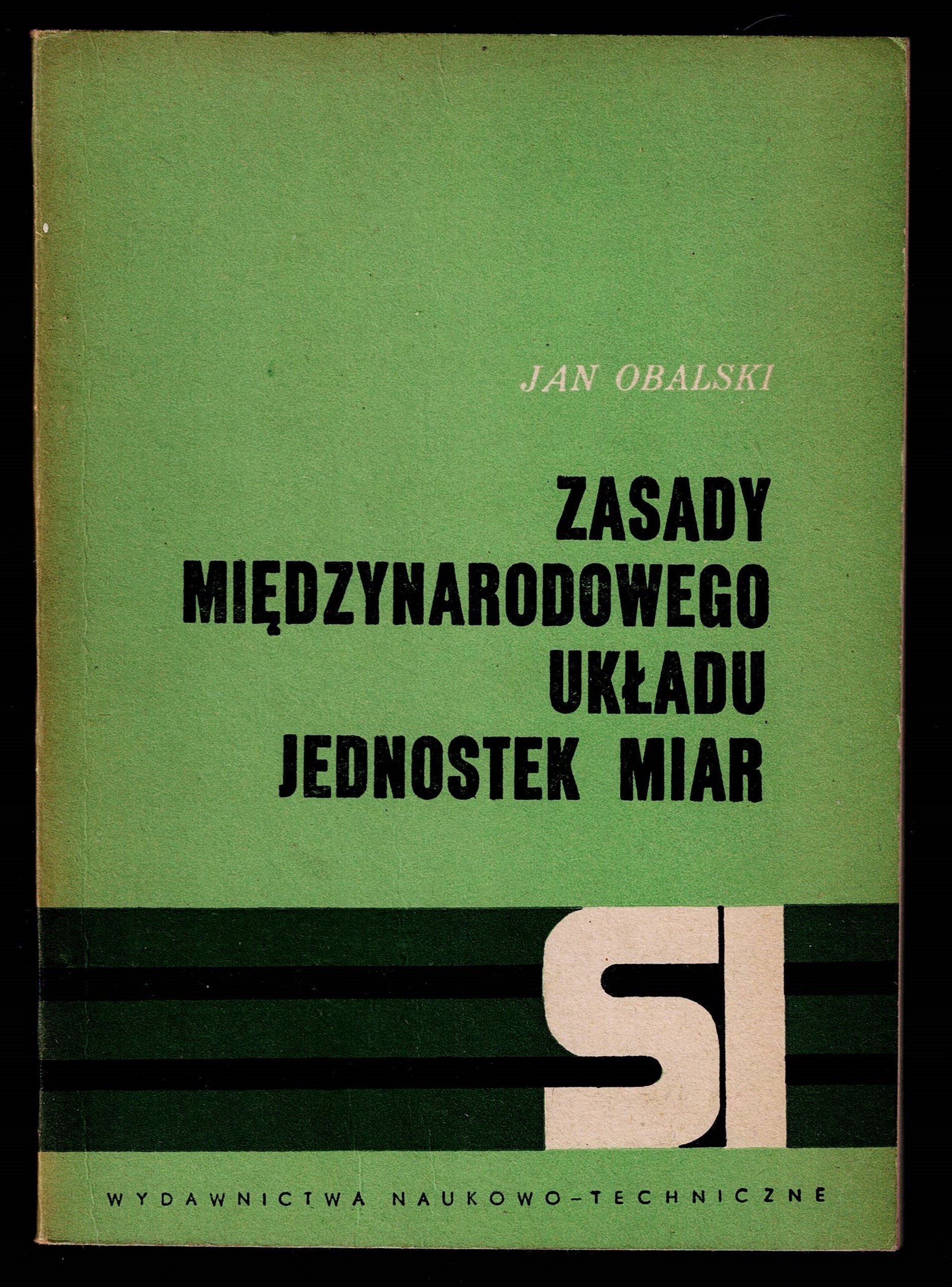 J.Obalski - UKŁAD JEDNOSTEK SI