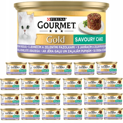 Levně Gourmet Gold jehněčí fazole 24x85 g