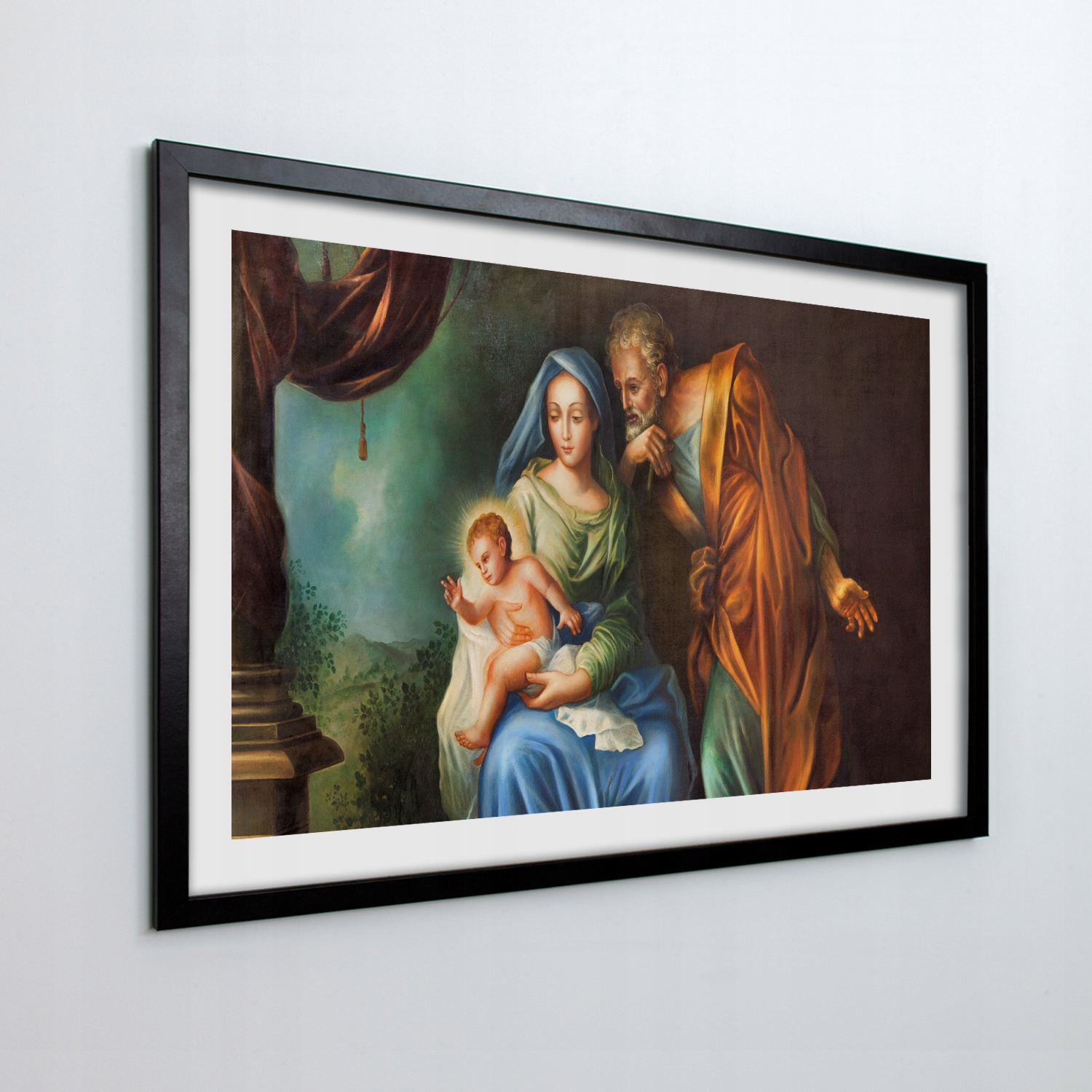 Obraz rámeček mdf Ježíš Svatá rodina 60x40 cm
