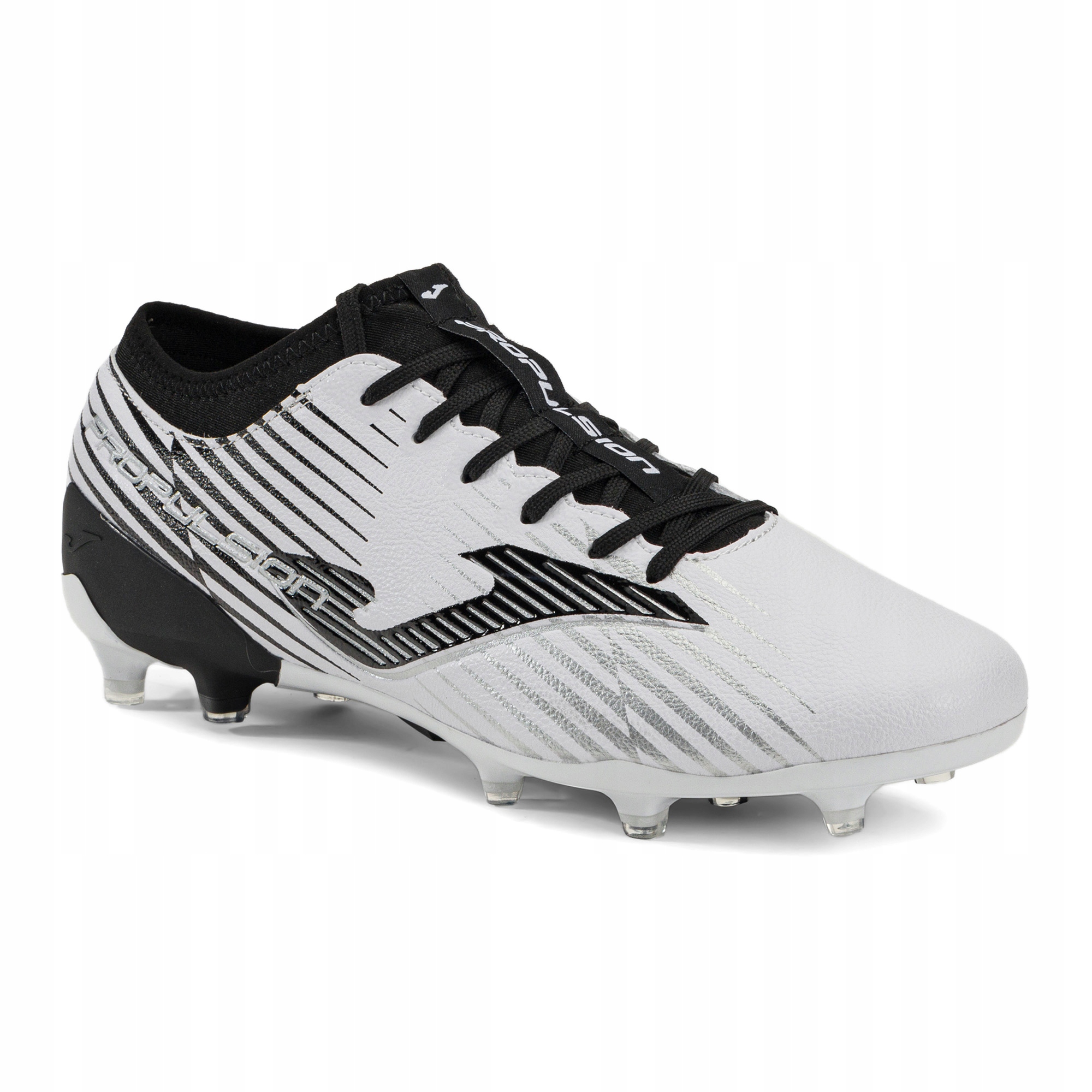 Buty piłkarskie męskie Joma Propulsion Cup Fg white/black