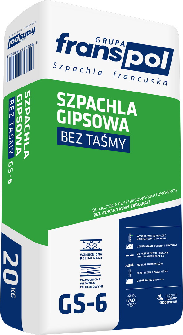

Szpachla gipsowa Franspol 20kg Gs-6 bez taśmy