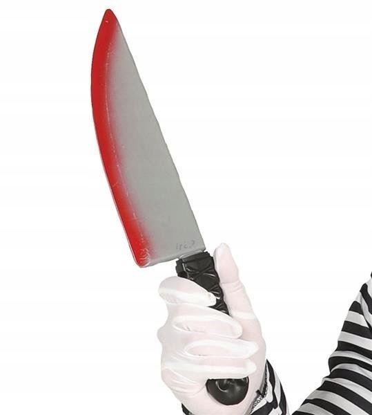 

Krwawy Nóż 37 CM Rekwizyt Broń Horror Halloween