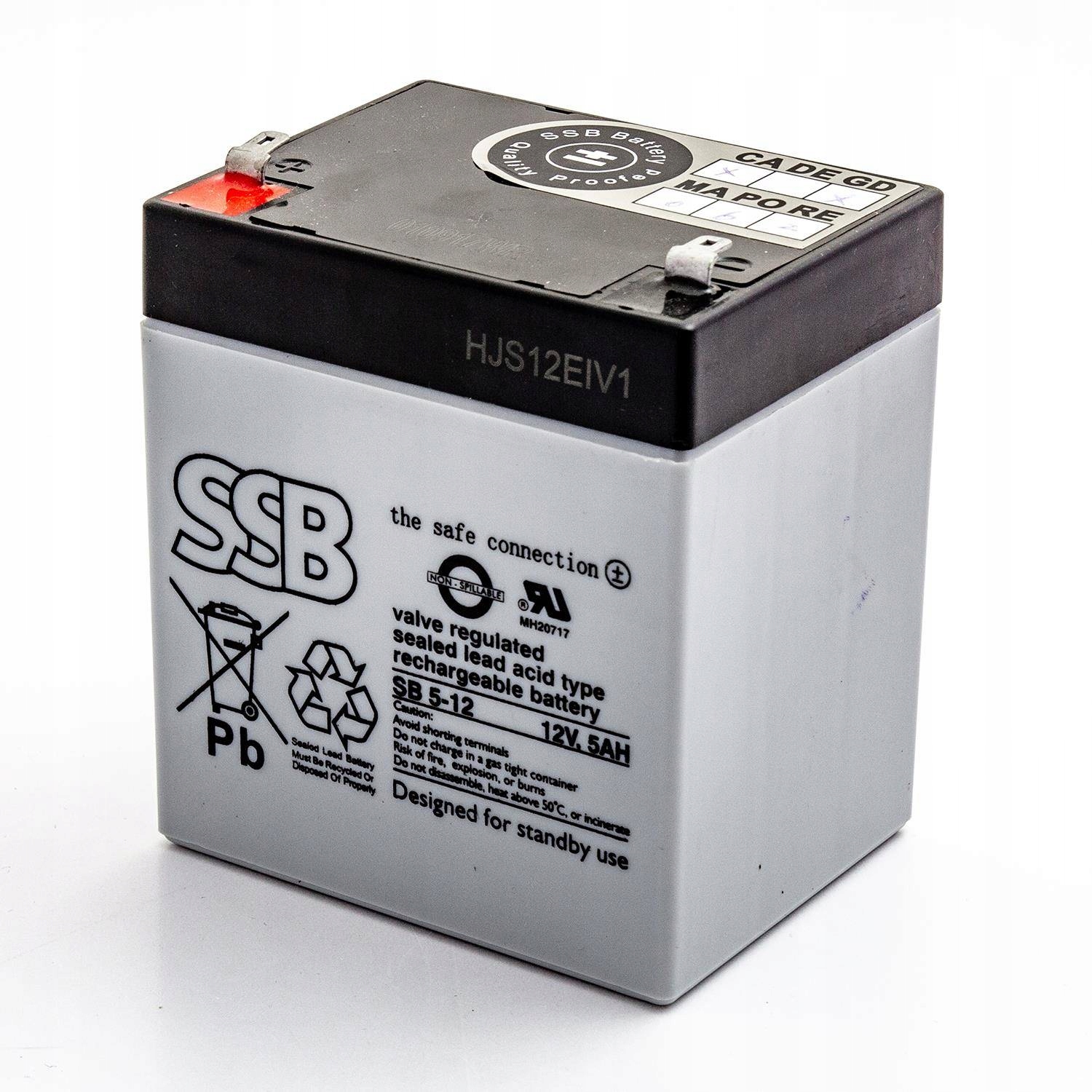 

Akumulator Ssb 12V 5Ah Ups Apc Alarmy