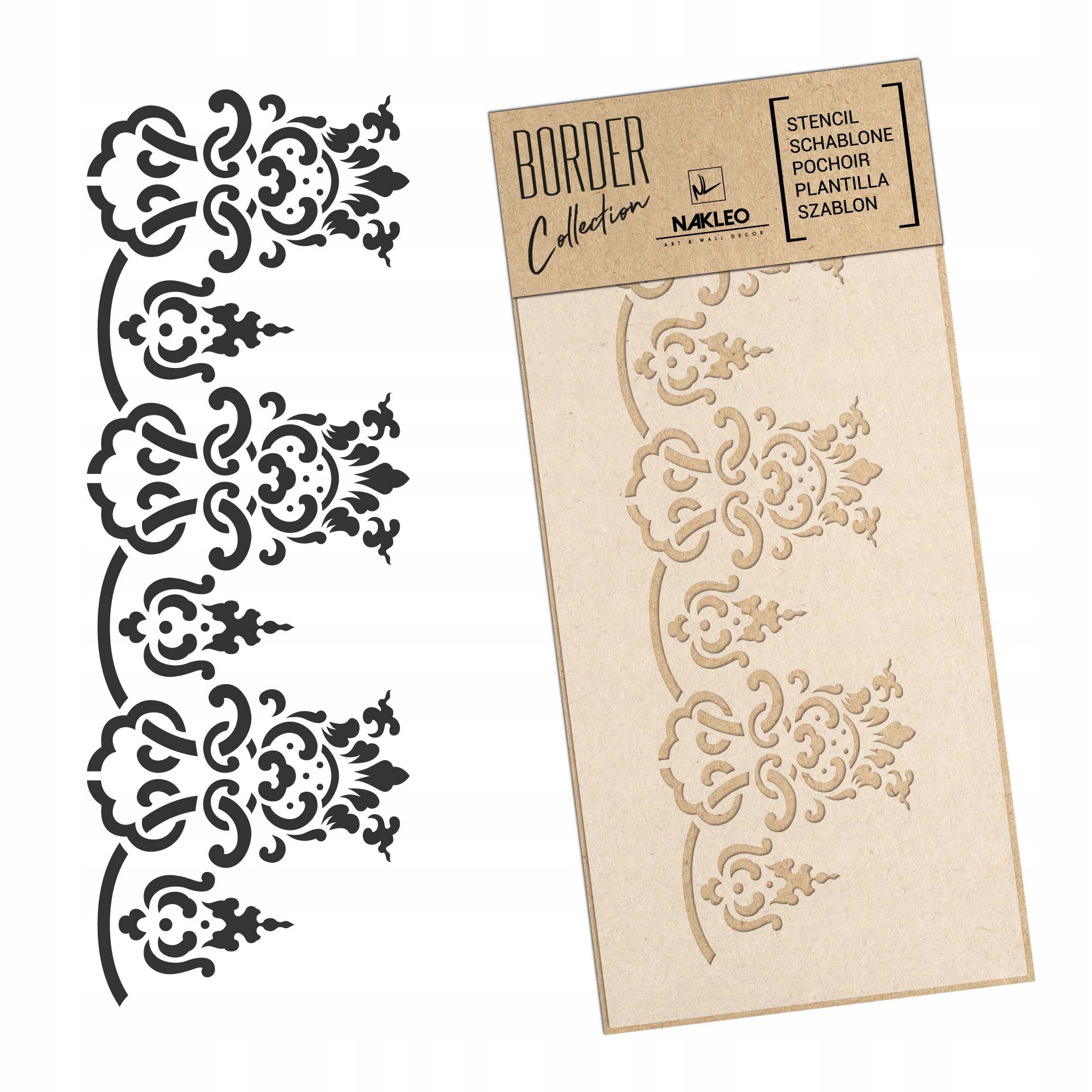 SZABLON MALARSKI / 45x95 / BORDIURA / LAI THAI #2