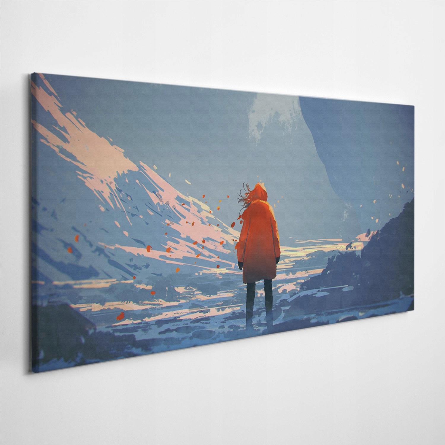

Foto-obraz z zdjęciem Kobieta Droga Góry 120x60 cm