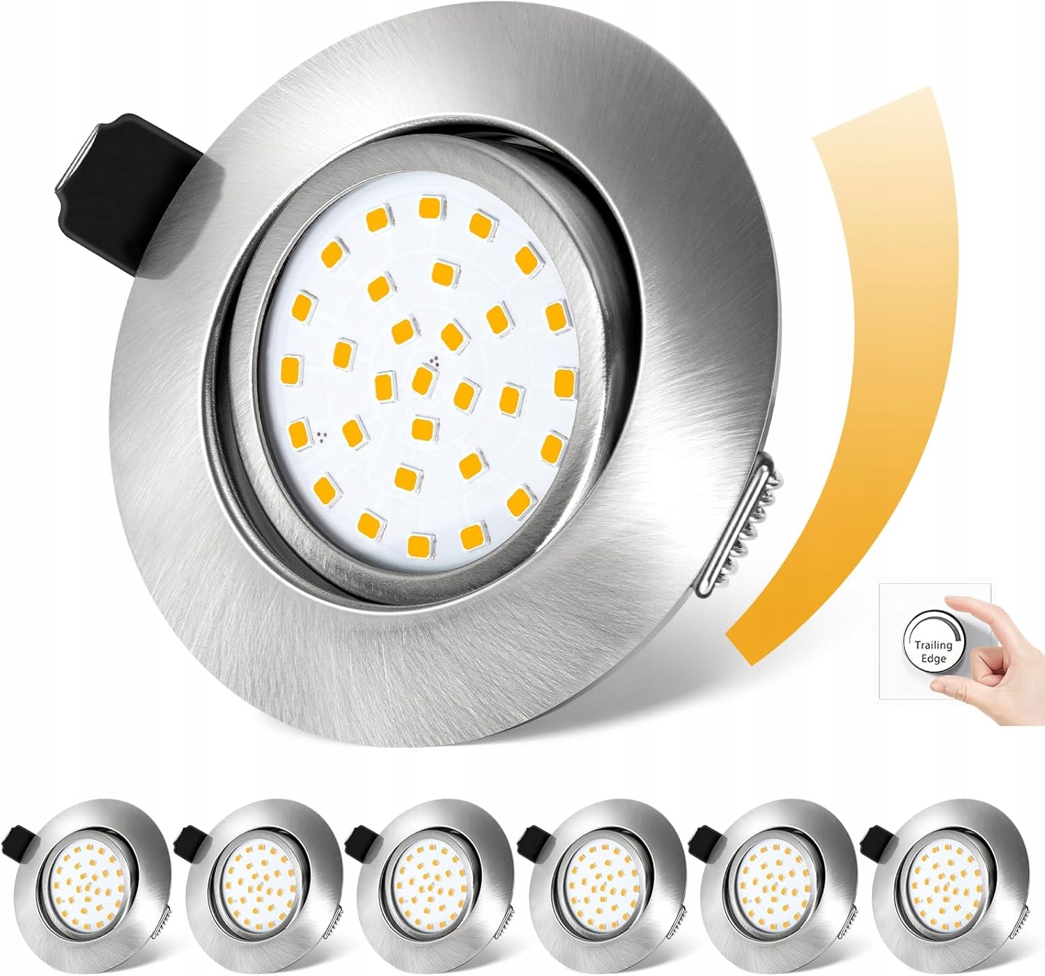 Dexnump REFLEKTOR LED 6 sztuk 5W, 230V, IP44, naturalna biel 4500K