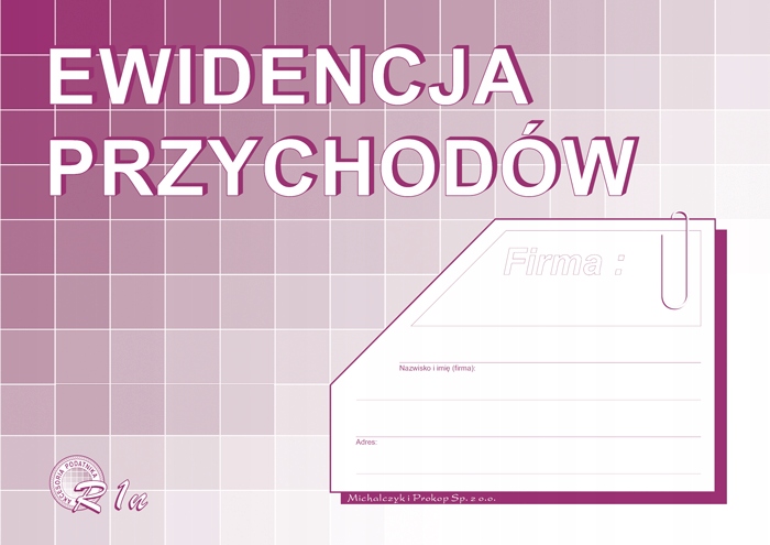 

Druk Ewidencja Przychodów A5
