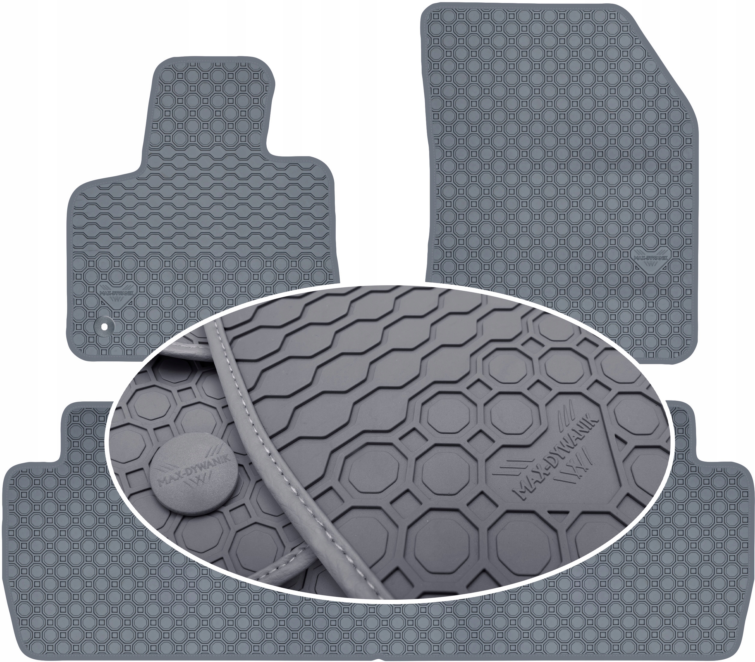 Peugeot 5008 II 2017 Koberce Šedé