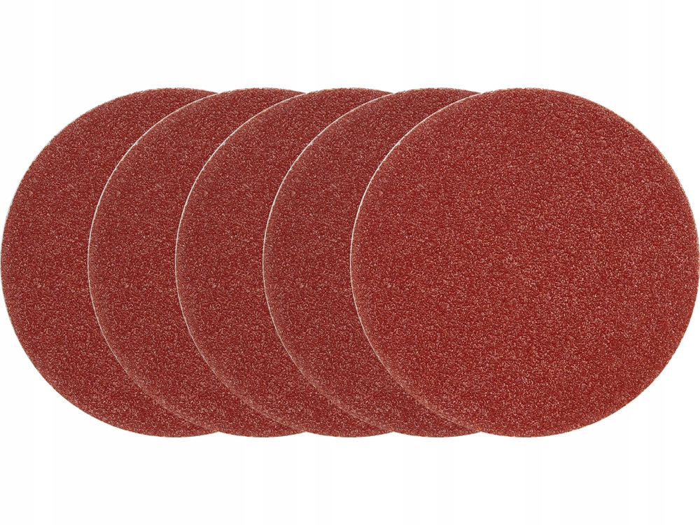 Krążki ścierne 125mm /rzep/,p60, kpl. 5 szt. 08556 Vorel