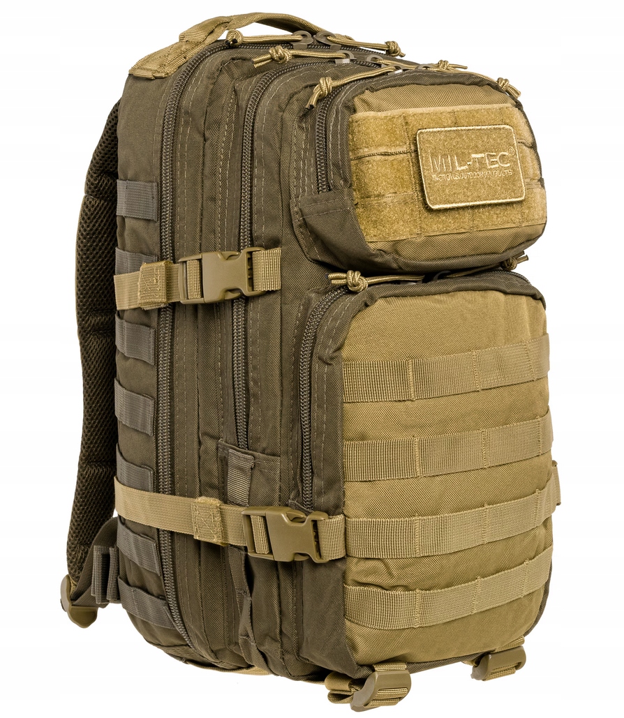 Mil-Tec Plecak Taktyczny Wojskowy 20L Zielony/Coyote