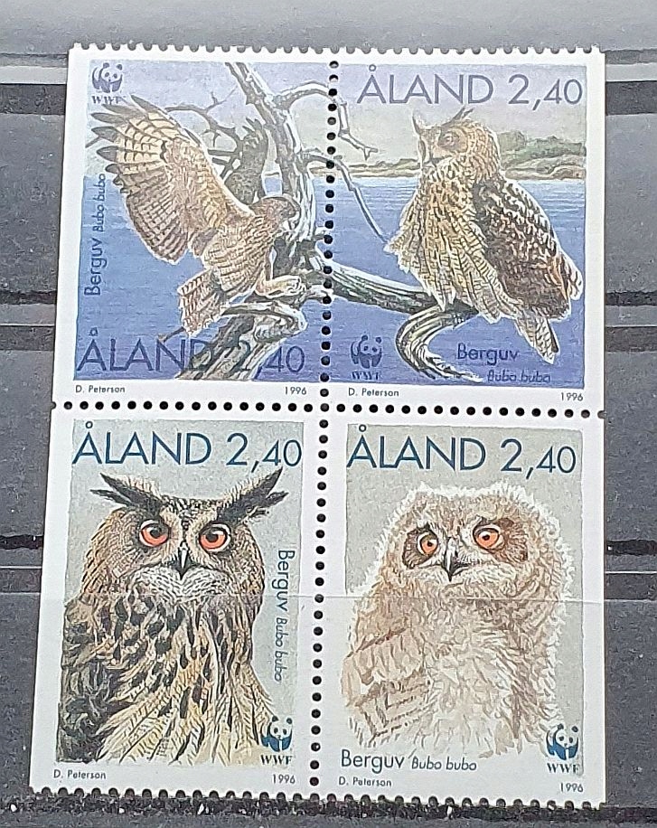 ALAND TEMAT PTAKI ** 1996 MI 109-112 WWF