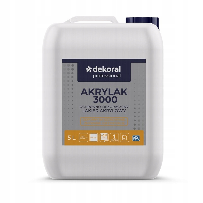 Dekoral Akrylak 3000 lakier akrylowy ochronno-dekoracyjny 5l