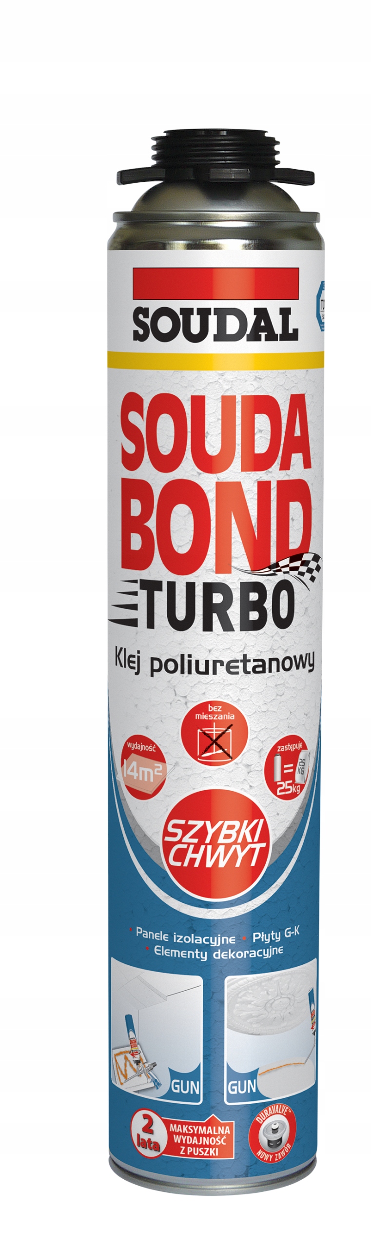 

Szybki pianoklej Soudabond Easy Turbo 750m Soudal