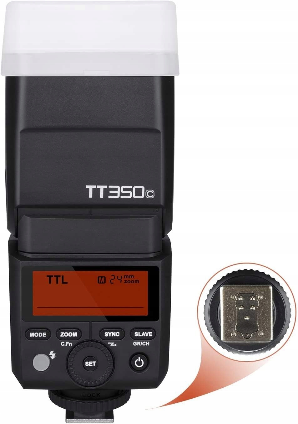 Godox Thinklite TT350C Mini 2.4G bezdrátový Ttl blesk pro fotoaparáty