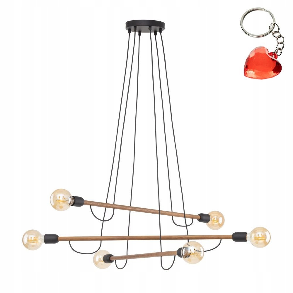 Závesná lampa Helix Wood 4950 Tk Lighting