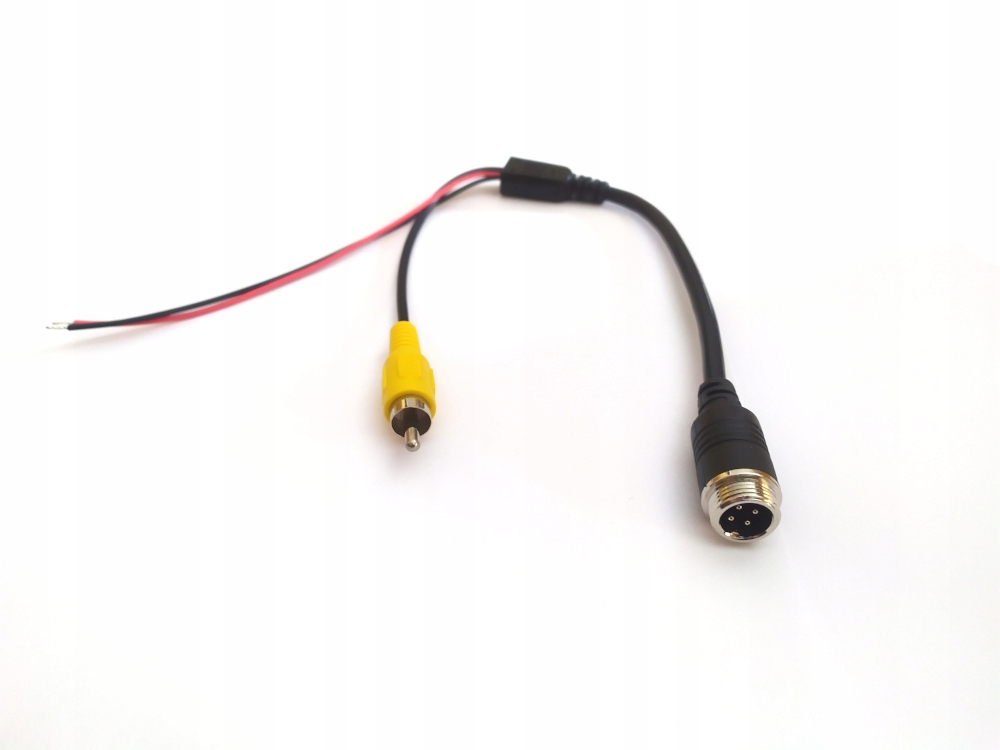 Redukcja gniazdo 4-PIN (od strony kamery) Rca Chinch (od strony monitora)