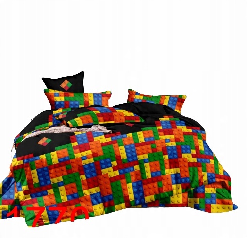 

Pościel Z Prześcieradłem 160x200 Klocki Lego