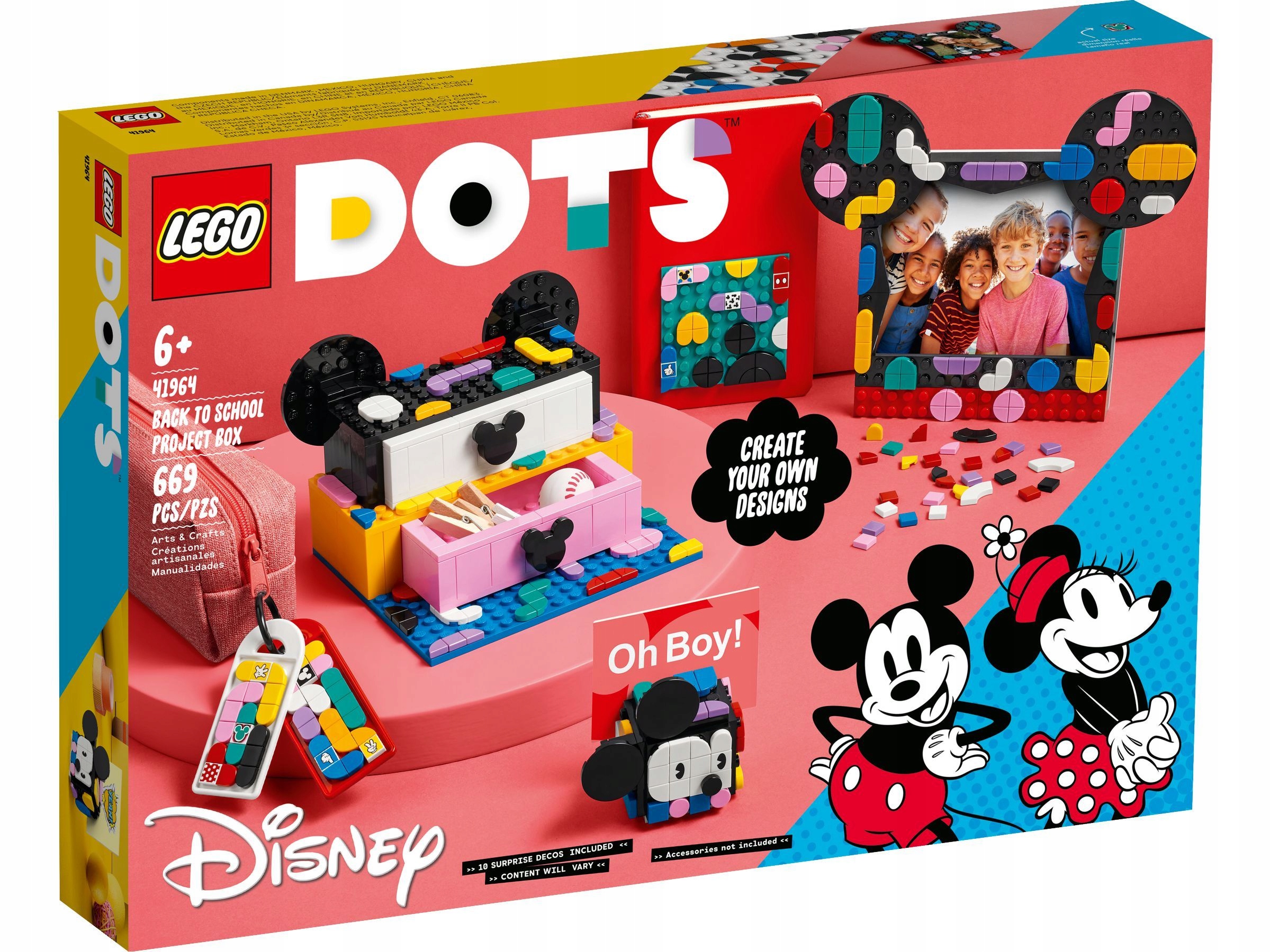 LEGO DOTS - MINNIE I MICKEY POWRÓT DO SZKOŁY 41964