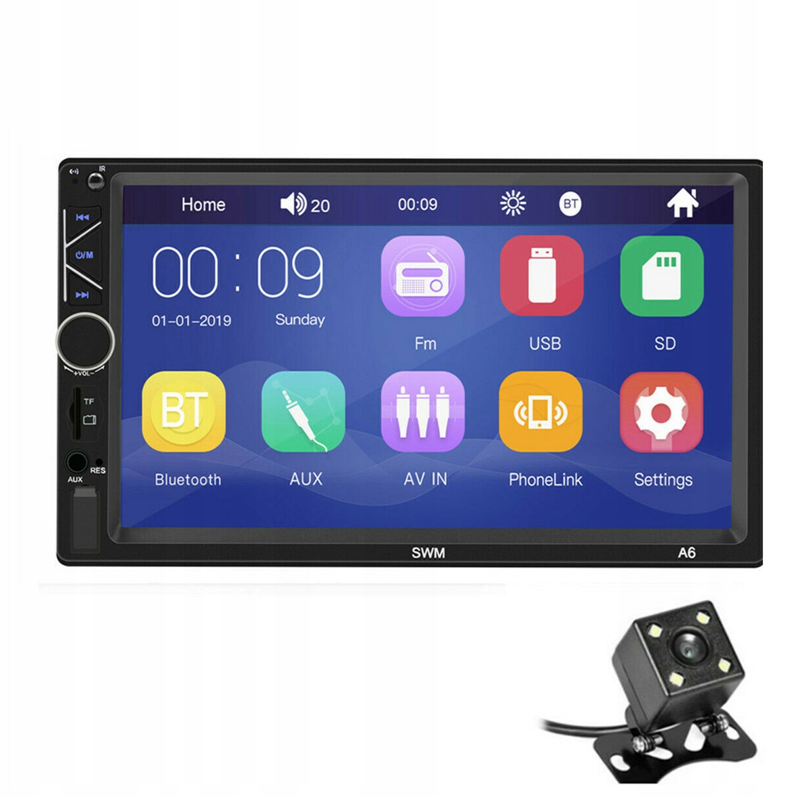 АВТОМОБІЛЬНИЙ РАДІОПРИЙМАЧ LCD 7 2DIN BLUETOOTH USB GPS