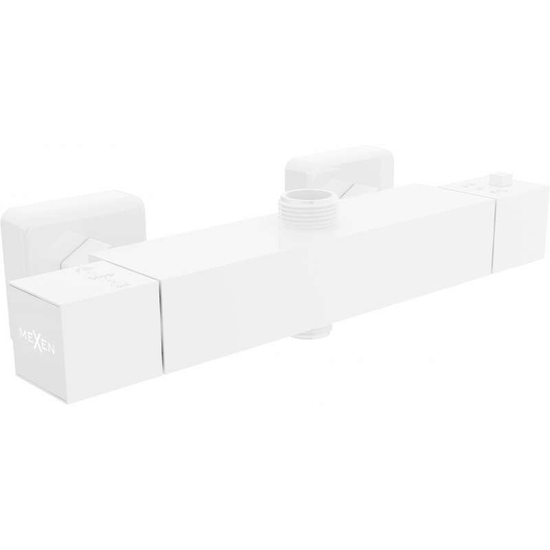 Mexen Cube termostatická sprchová batéria, biela