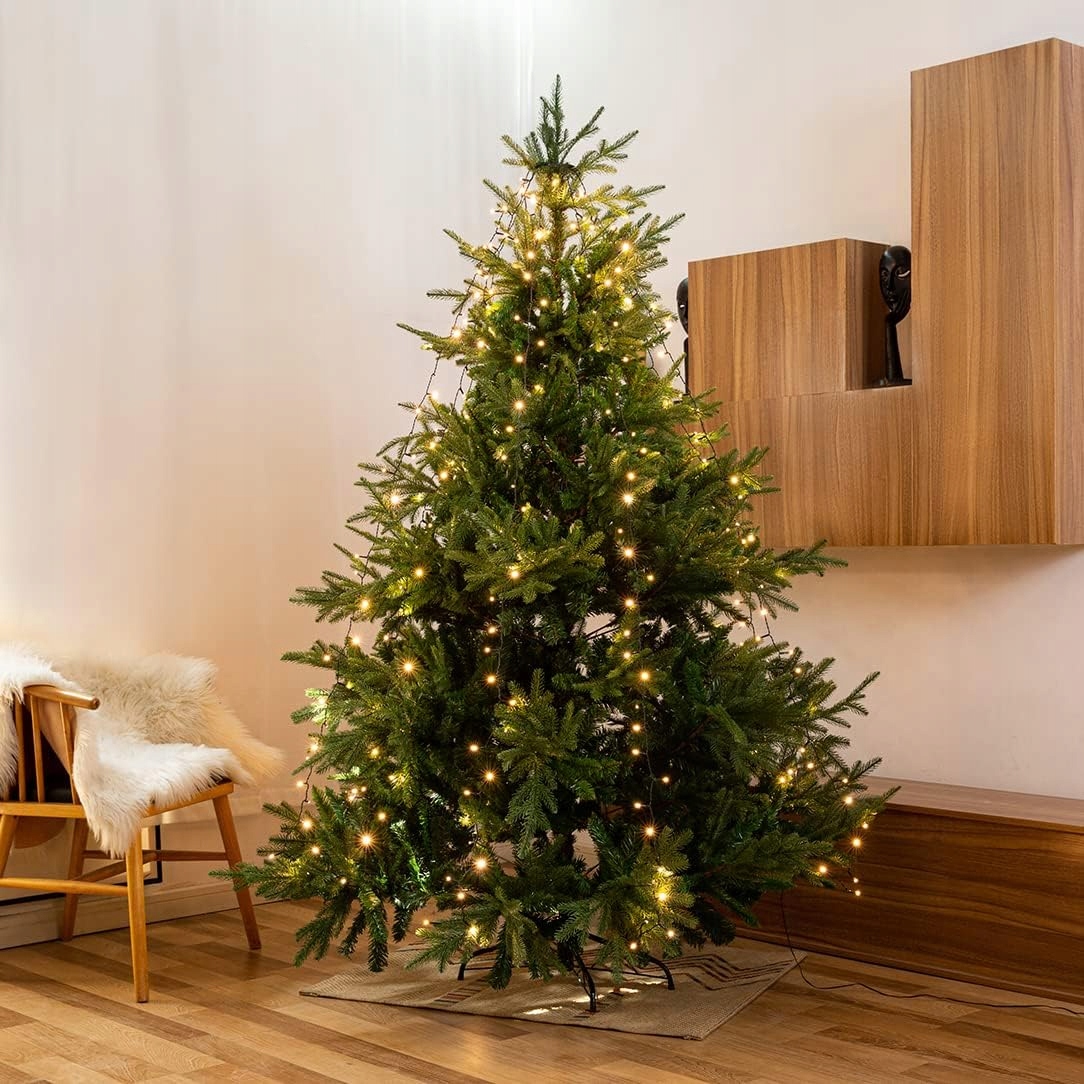 GRESONIC LAMPKI ŚWIATEŁKA CHOINIKOWE GRILANDA ŚWIETLNA WODOODPORNA 350 LED — miniatura 8