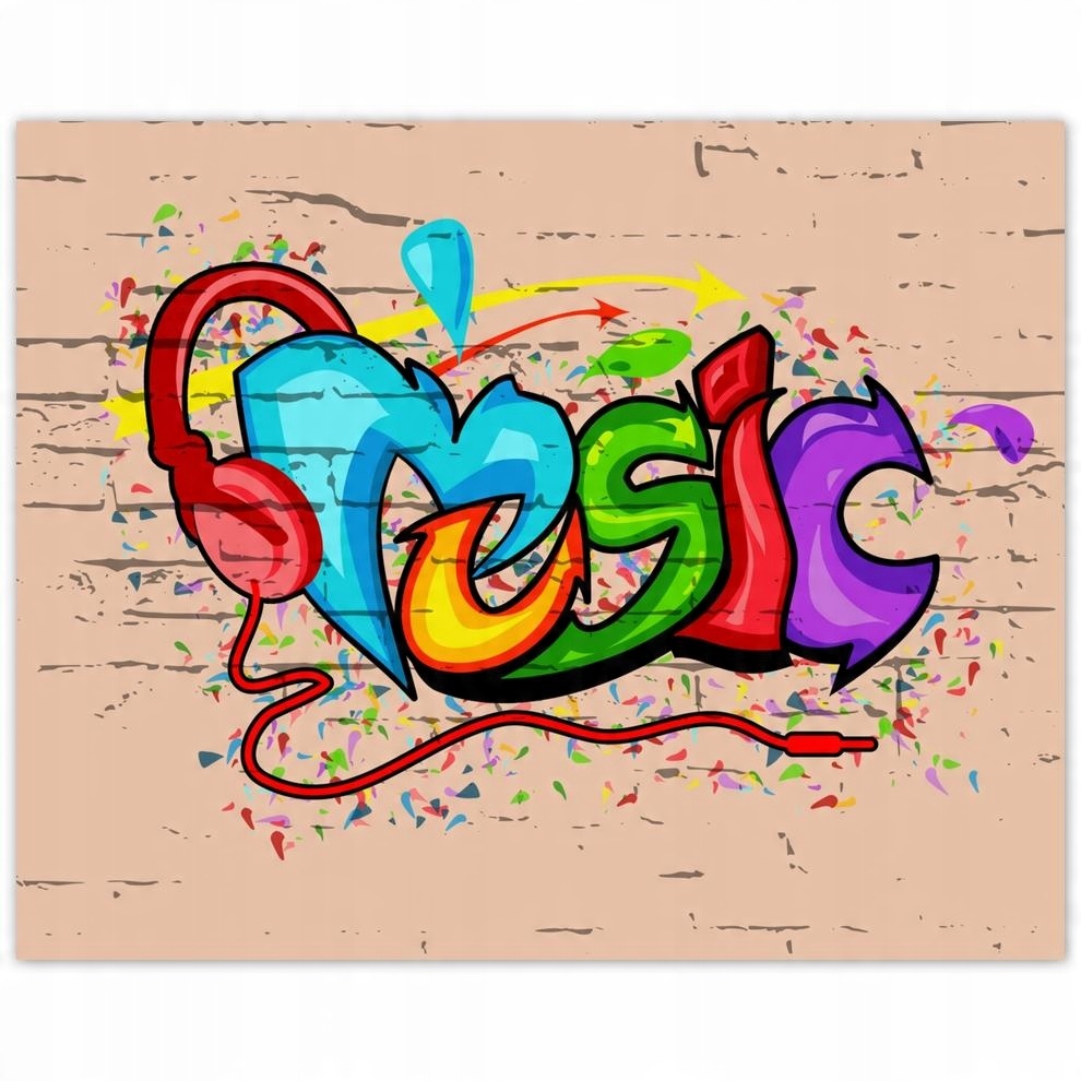 

Plakat 50x40 Graffiti Sztuka uliczna