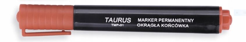 

Marker Permanentny Taurus TMP-01 Okrągły Czerwony