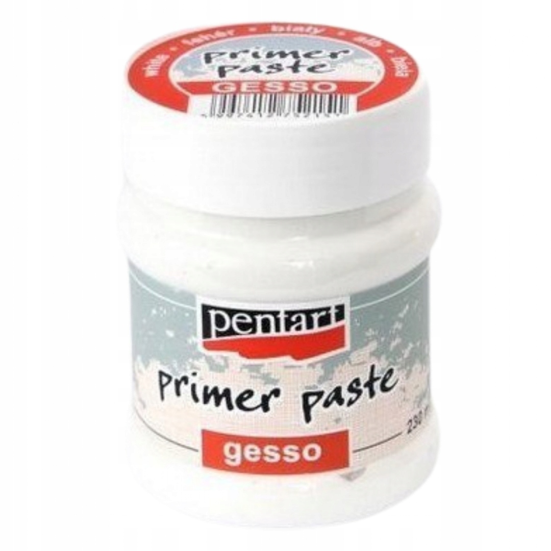 Bílá Pasta podkladová báze pro Decoupage Primer Paste Pentart Grunt Pod Barvu 230 ml