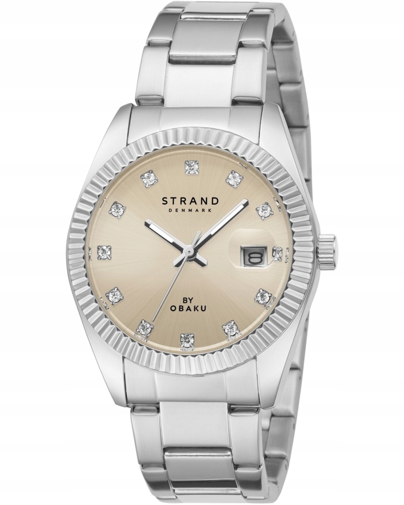 Nový originální japonský dámský hodinkový strojek Strand od firmy Obaku gravírování