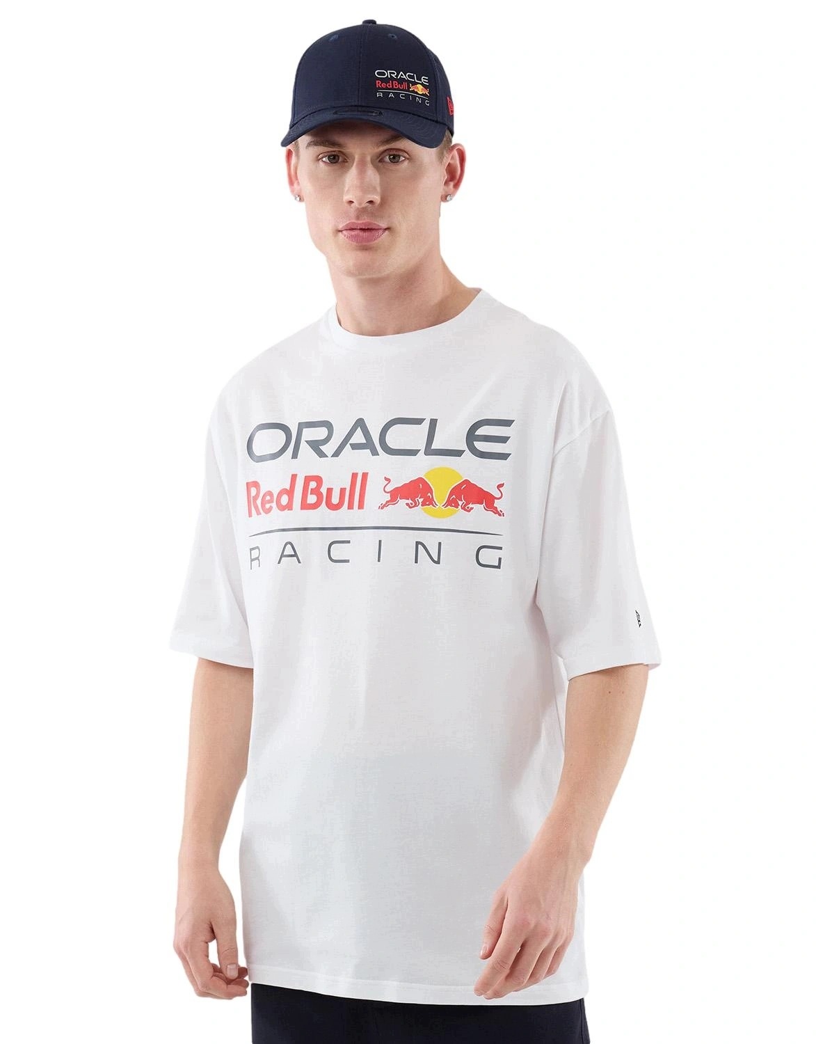 Tričko pánské New Era tričko Oracle Red Bull Racing bavlněné oversize