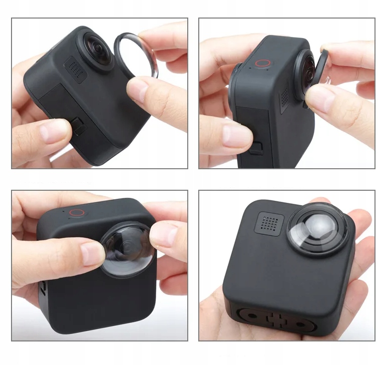 2x OSŁONY FILTRY OCHRONNE NA OBIEKTYWY do GoPro MAX Marka inna
