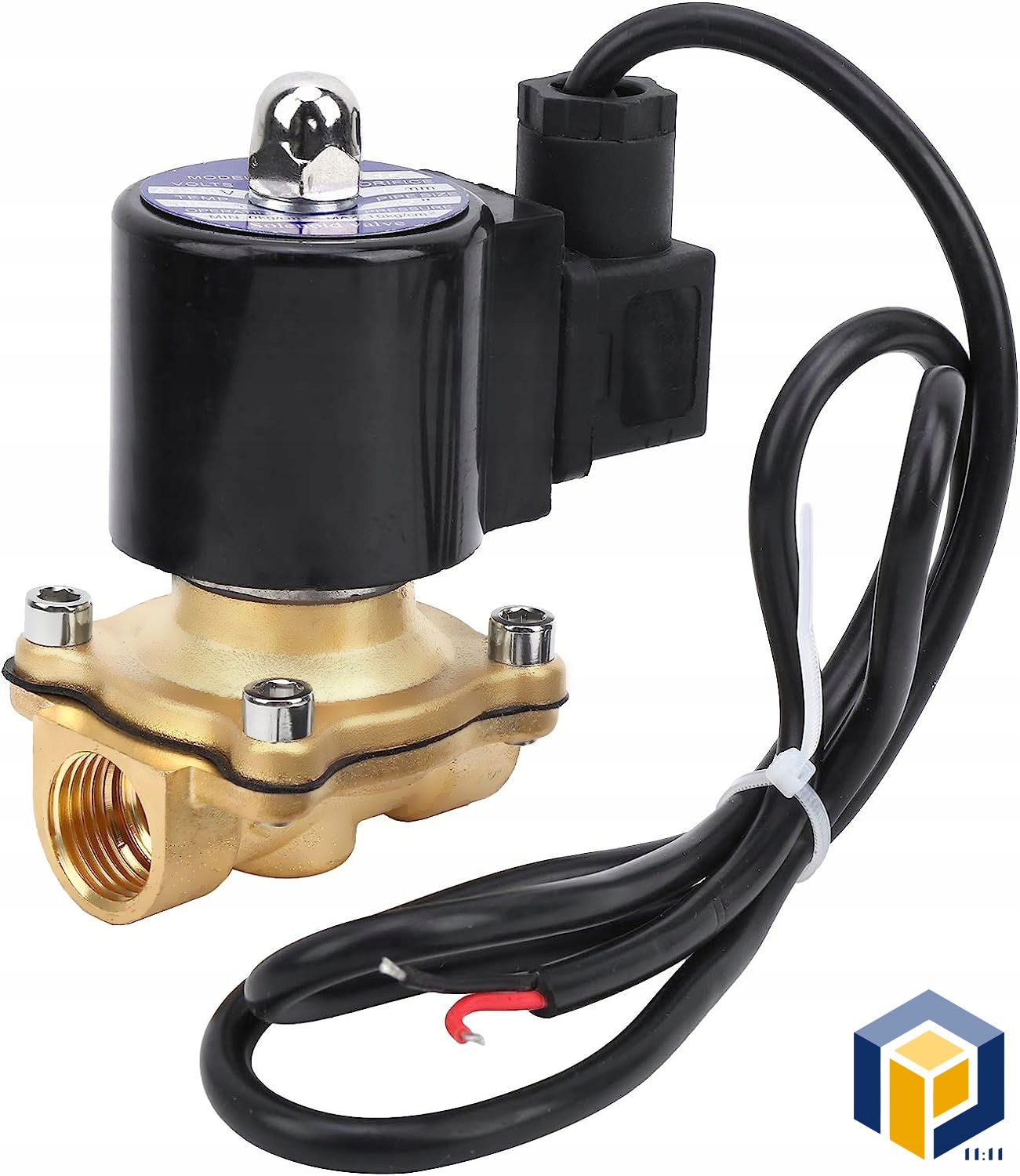 Elektrozawór 24 V 3/4 " IP68 cewka elektromagnetyczny wody cieczy powietrz